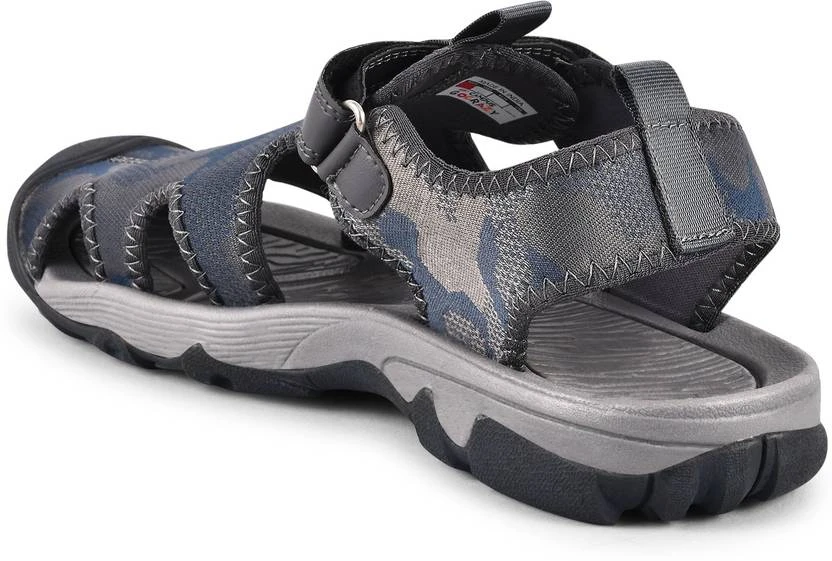 Campus Men Grey Sports Sandal - Image 3