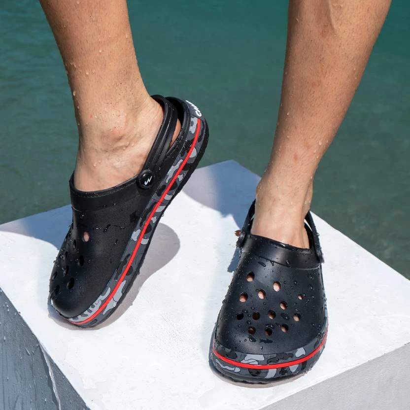 Campus Men Olive Clogs Sandal - Image 7