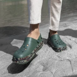 Campus Men Olive Clogs Sandal