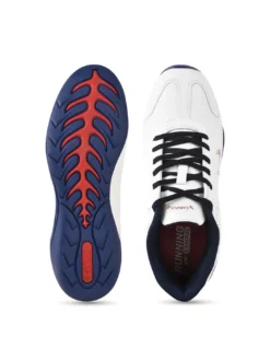 Campus Men White PU Sneakers