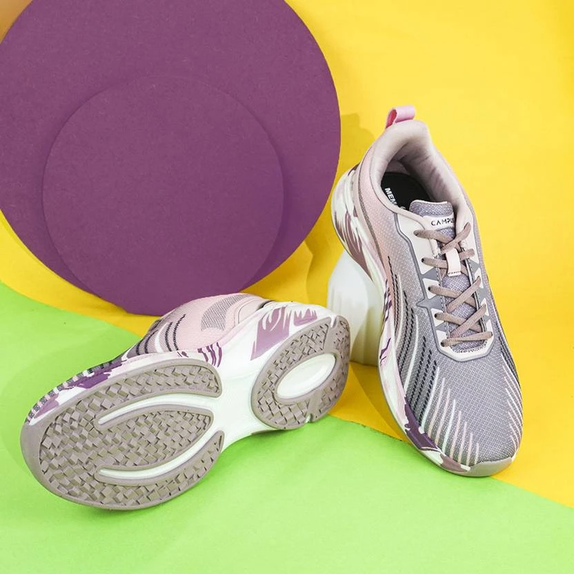 Campus CAMP STREAK Walking Shoes For Women (Pink) - Image 7