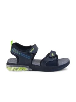 Campus Men Textured Velcro Sports Sandals
