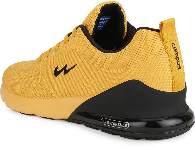 Campus NORTH Running Shoes For Men (Yellow) - Image 4