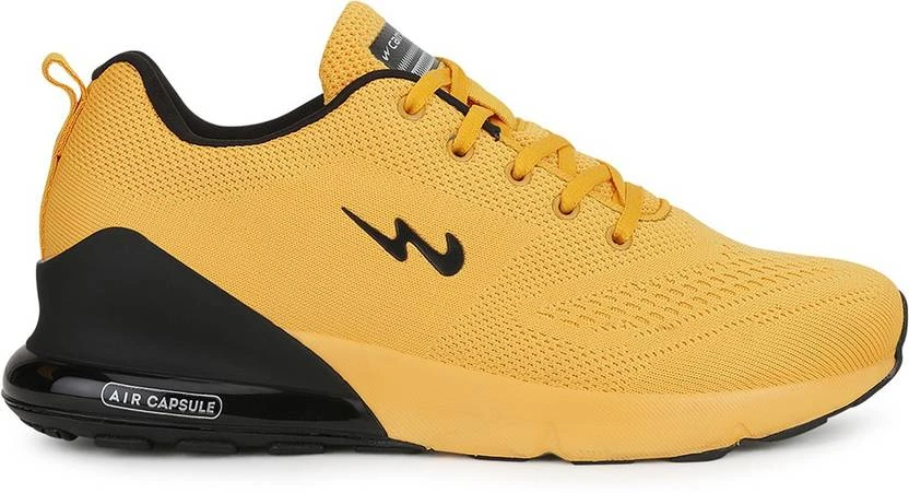 Campus NORTH Running Shoes For Men (Yellow) - Image 3