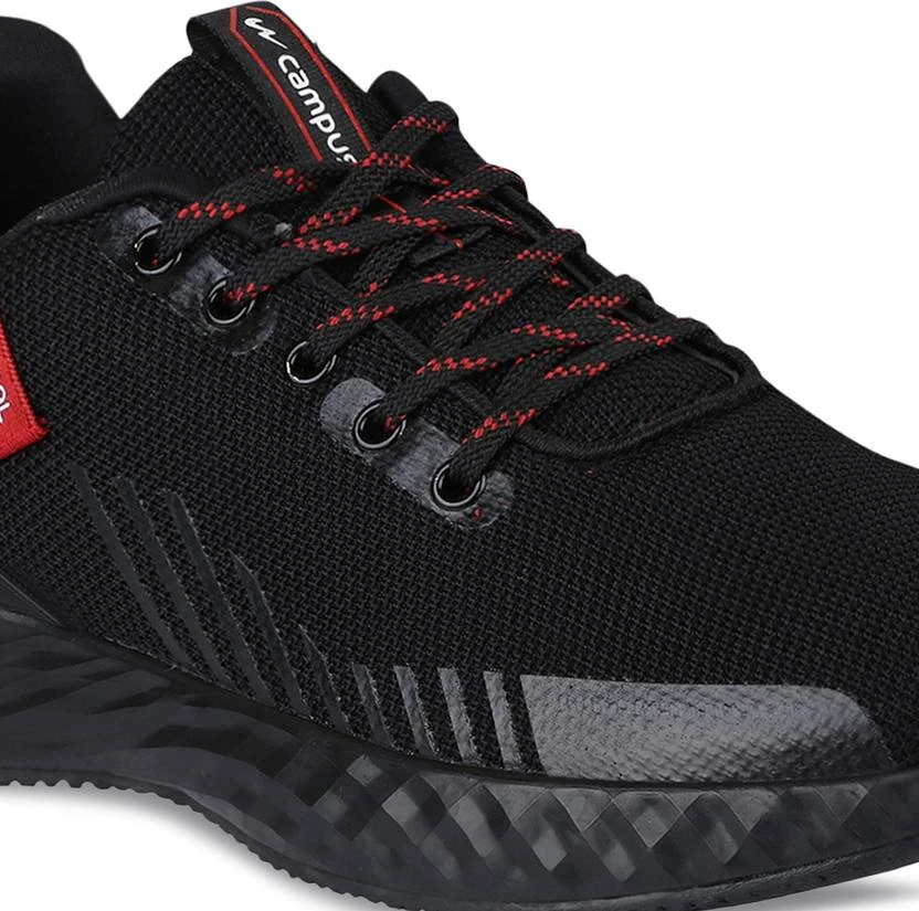 Campus SIMBA PRO Running Shoes For Men (Black) - Image 5