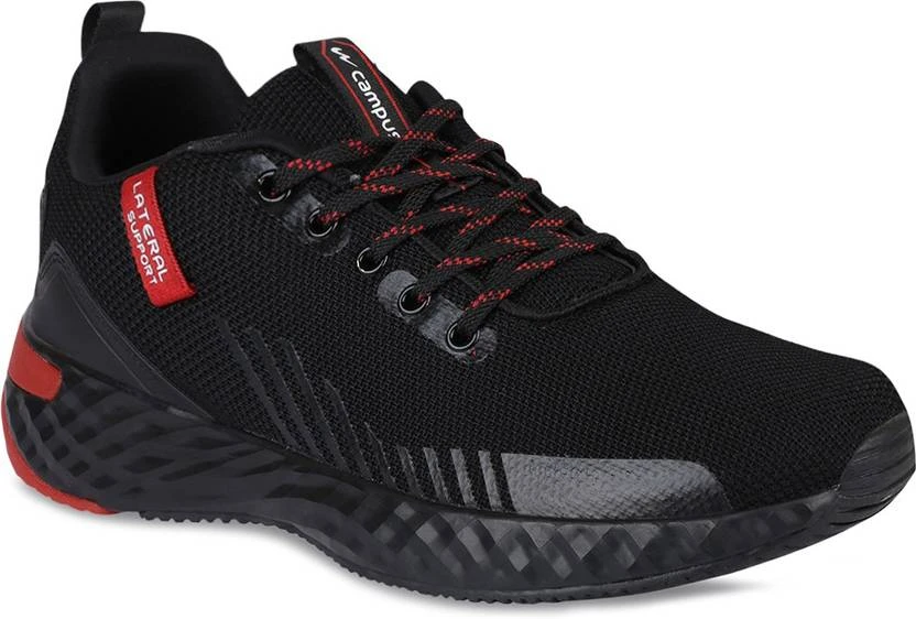 Campus SIMBA PRO Running Shoes For Men (Black) - Image 2