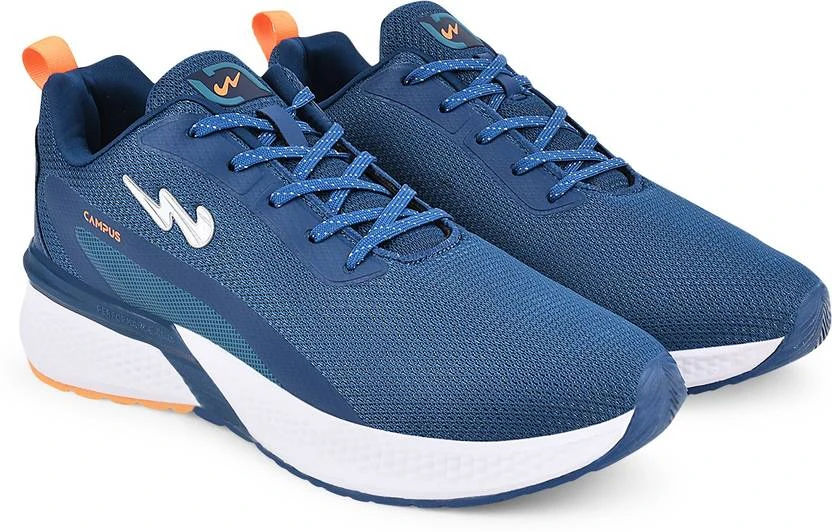 Campus CAMP-STARDOM Running Shoes For Men (White) - Image 9