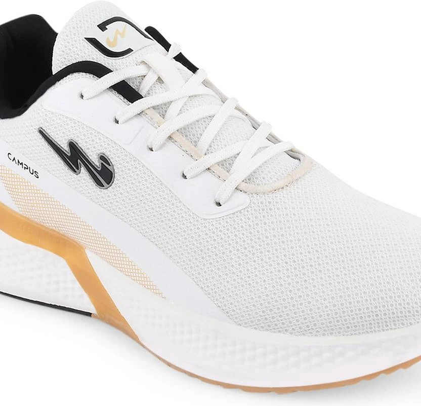 Campus CAMP-STARDOM Running Shoes For Men (White) - Image 5