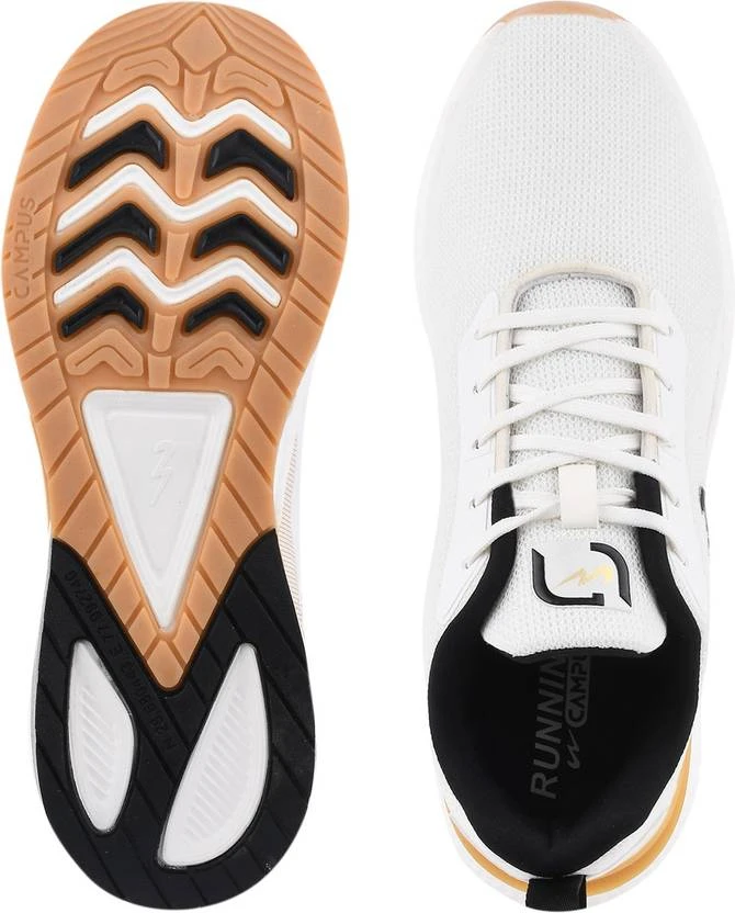 Campus CAMP-STARDOM Running Shoes For Men (White) - Image 6