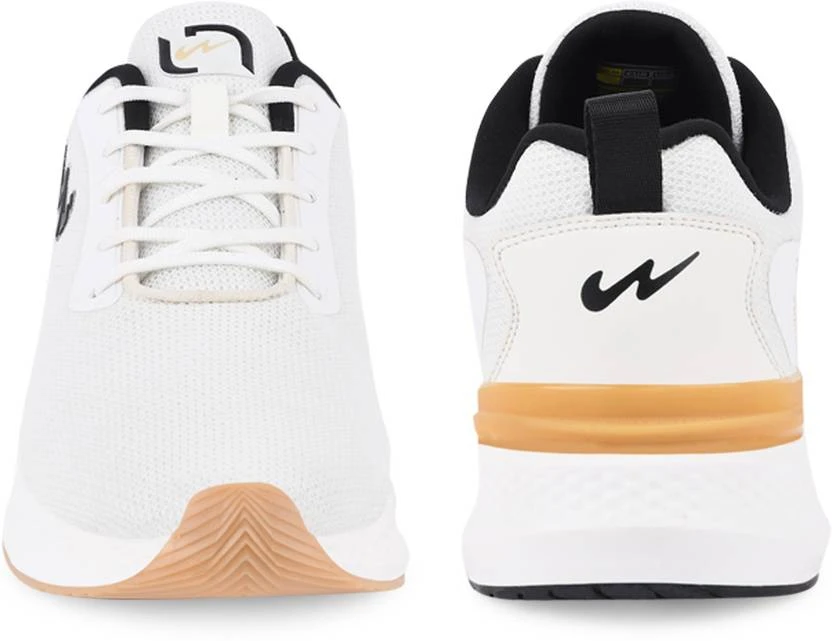 Campus CAMP-STARDOM Running Shoes For Men (White) - Image 4