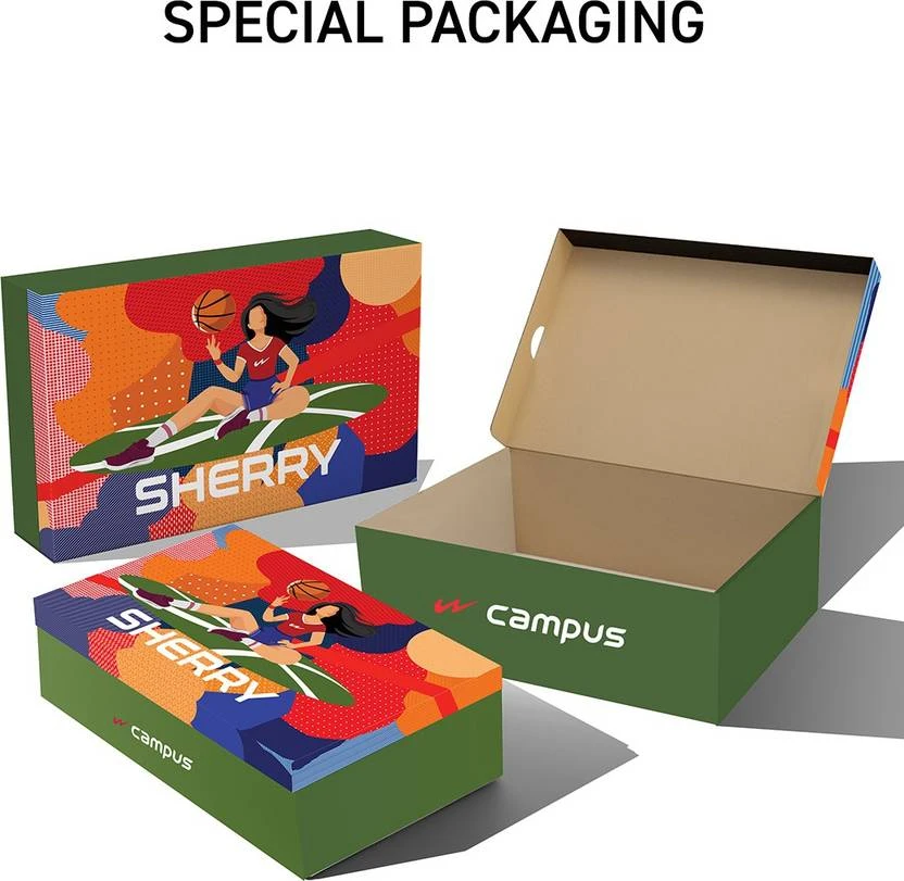 Campus SHERRY Running Shoes For Women (Blue) - Image 6