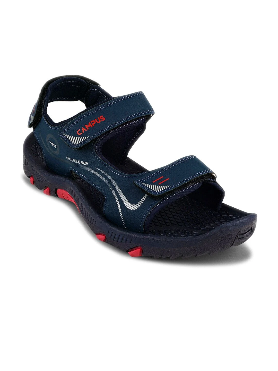 Campus Men Textured Sports Sandals - Image 2