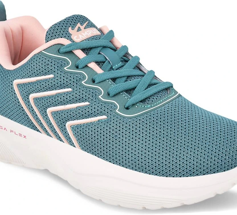 Campus CAMP-LOUIS Running Shoes For Women (Green) - Image 4