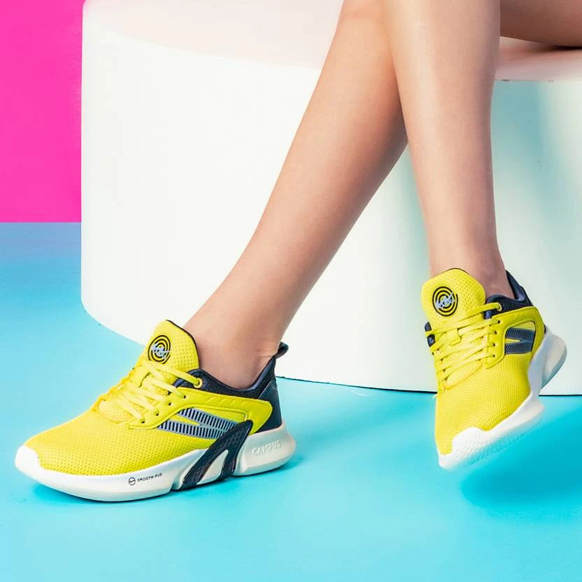 Campus CAMP-RUBY Training & Gym Shoes For Women   (Yellow)