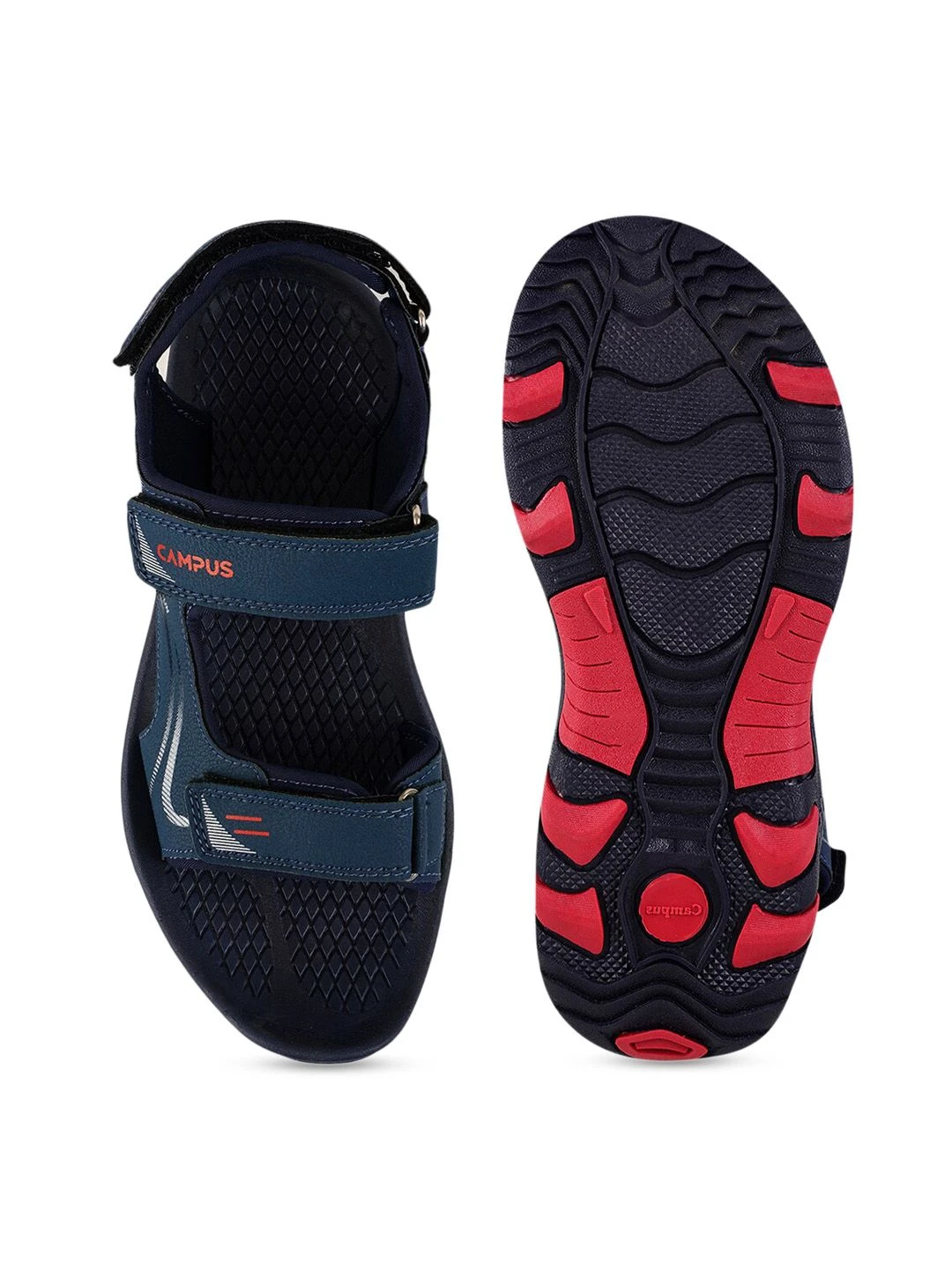 Campus Men Textured Sports Sandals - Image 4