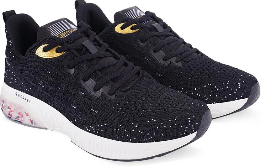 Campus RIM Running Shoes For Men (Black) - Image 2