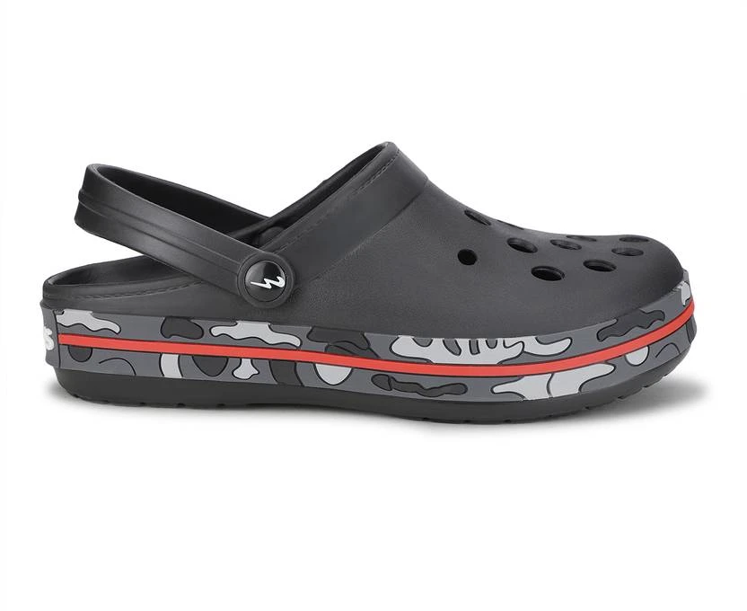 Campus Men Black Clogs Sandal - Image 3