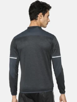 Campus Sutra Men Charcoal Grey Solid Solid Jacket