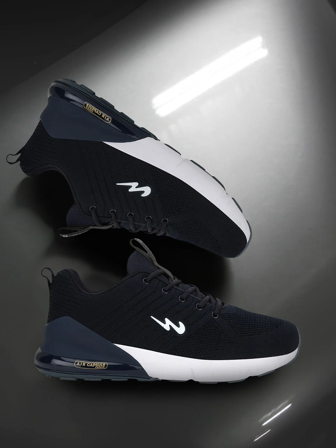 Campus Men Navy Blue Running Shoes - Image 3
