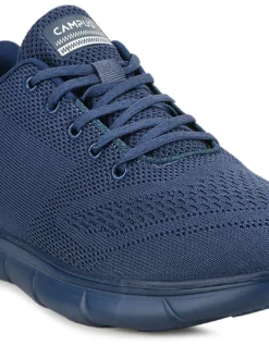 Campus Men Turquoise Blue Mesh Running Marking Shoes