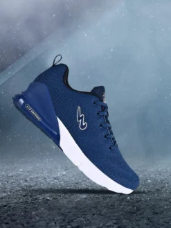 Campus Men Blue Mesh Running Shoes