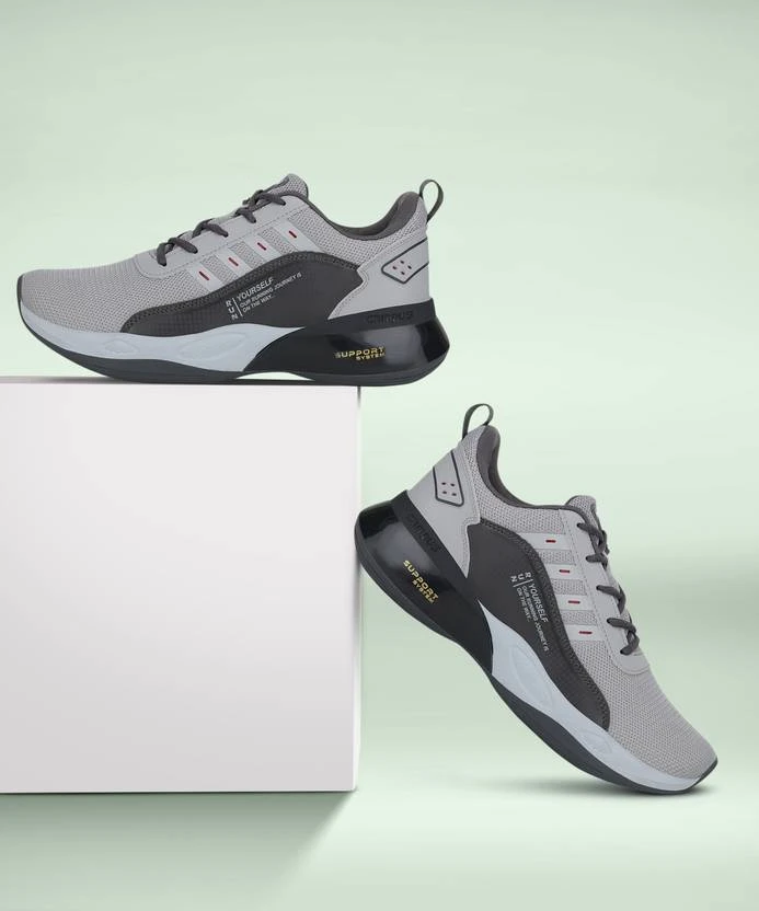 Campus RIM Running Shoes For Men (Black) - Image 8