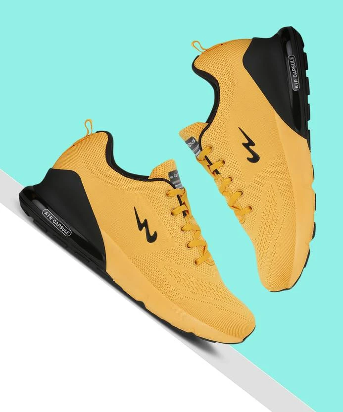 Campus NORTH Running Shoes For Men (Yellow) - Image 2