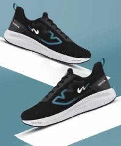 Campus RAKE Running Shoes For Men   (Black)