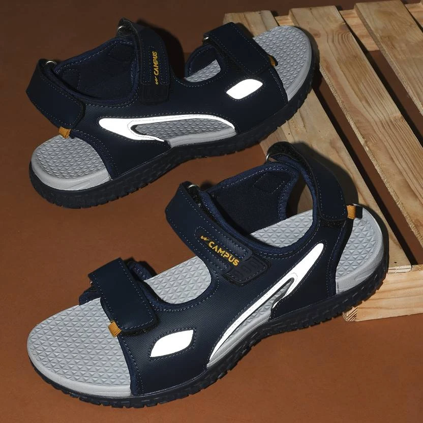 Campus Men Navy Sports Sandal